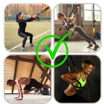 TAŚMY DO ĆWICZEŃ TRX PASY TRENINGOWE CROSSFIT PRO